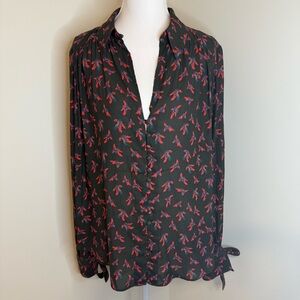 Free People Button Down Blouse Size S